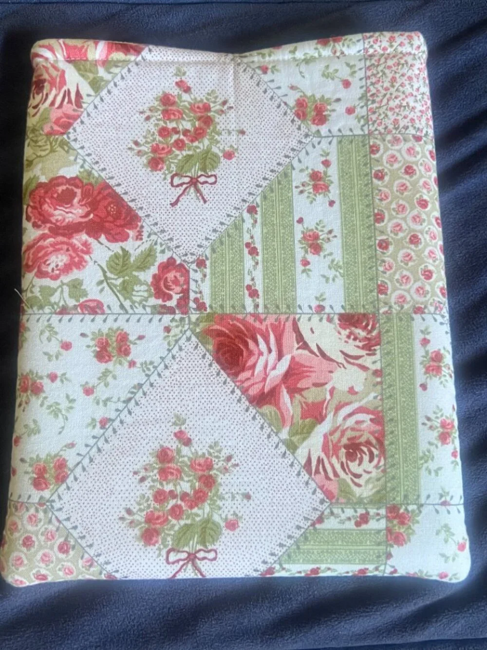 NWOT Kindle Paperwhite Pouch: Padded Handmade eReader Button Case, Book Sleeve